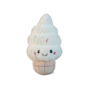 Toy Factory 12" Plush~Soft Serve Vanilla Ice Cream Cone Retired!